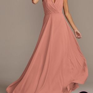 Coral Long Dress